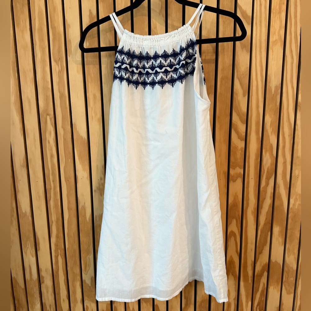 Susana Monaco White and Blue Dress - sz 4 - Picture 4 of 4
